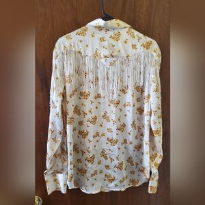 Floral Fringe Women's Top